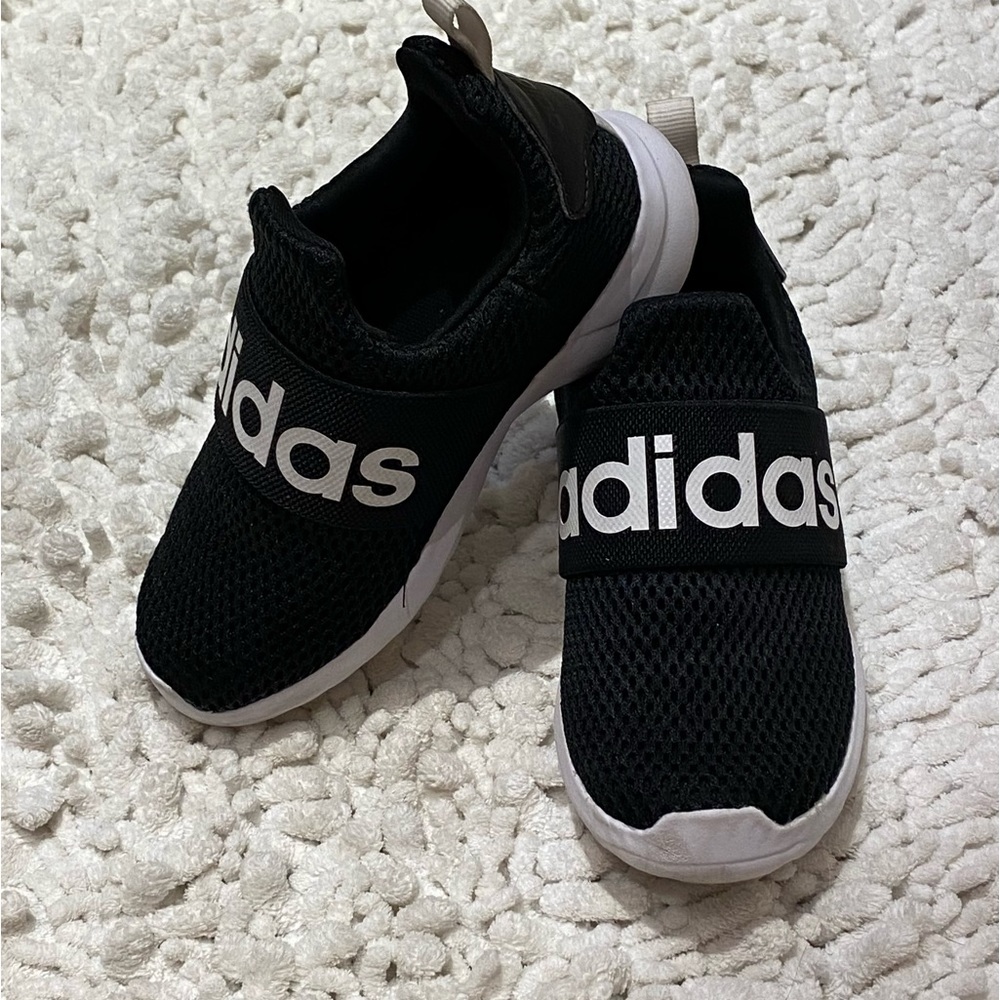ADIDAS Lite Racer Adapt 4.0 Toddler Shoe - Black / White